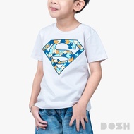 DOSH BOYS T-SHIRTS SUPERMAN เสื้อยืดคอกลมเด็กชาย DSBT5130-GY (4-12)
