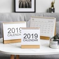 factory 2019 Simple Desk Calendar Lunar Calendar Schedule Plan Memo DIY Notebook Desk Calendar Schoo