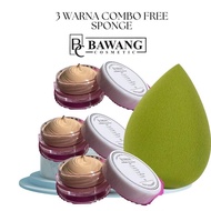 BUY 2 FREE 1 TESTER 5g FD SUNSCREEN BAWANG COSMETIC SPF50PA+++ NOT250200150K ( FREE 1 SPONGE) Makeup