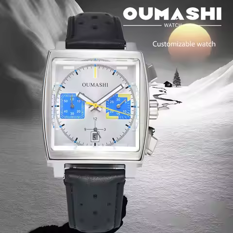 Men's Luxury Watch ETA7750 Stainless Steel Case Chronograph Sports Watch Automatic Mechanical Watch 