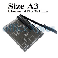 Alat Pemotong Kertas A3 F4 A4 B4 B5/ Cutter Guillotine / Permangkas Kertas / Alat Potong Kertas A3 /