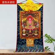 Tây Tạng tây tạng tam thánh tượng Phật Đường Thiệp A Di Đà phật khoáng chất sắc tố bốn cánh tay Quan