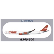 R RBF TAM A340-600 20X8.8CM STICKER S-R-A345-TAM