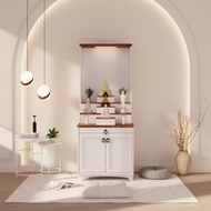 Looms ตู้วางพระ ขนาด 60 ซม. รุ่น GANSO สีขาว (60x49x150 ซม.)