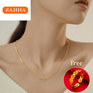 rantai leher emas bangkok cop 916 bead necklace for women gift