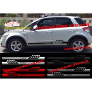 Car sticker x over cutting sticker car sticker SUZUKI x over sticker x over