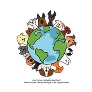 【喬依∙米亞】世界犬T恤 地球與狗 綜合萌犬 可愛寵物 幼犬 日系潮T 男女適用款 設計師T恤_DA-024