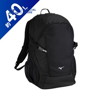Mizuno Unisex 40L Team Backpack with PC Pocket - Black For Men & Women 33JD3101