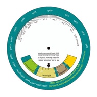 Portable Wheel Calculator BMI Body Mass Index Wheel Calculator Single Sided Weight & Height Measurer