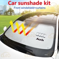 Car Window Sun Shade Windshield Visor Car Accessories For Audi A3 A4 A5 A6 A7 A8 Q2 Q3 Q4 Q5 Q6 Q7 Q