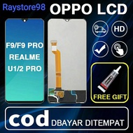 Murah LCD OPPO F9 GRATIS LEM B7000 15ML LCD FULL TOUCHSCREEN LAYAR (Terbaik)