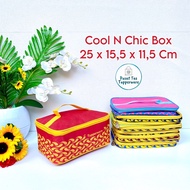 Cnc Box Tupperware/Tupperware Lunch Bag (Ice Flower Souvenir)