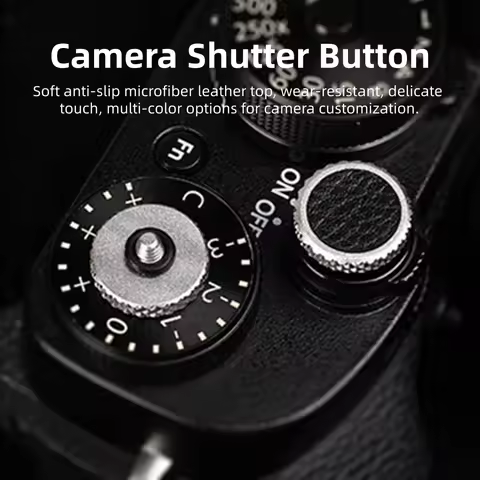 Vintage Metal Camera Shutter Button Soft Cap for Fuji XE5 XT5 XT50 XS20 XM5 XE4 Nikon ZF Leica Q3 M1