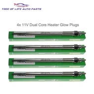 4x 11V New Glow Plugs Fits TOYOTA LAND CRUISER 1VD-FTV 1ADFTV 2ADFTV LEXUS LX450D LX570 IS II 2.0 2.