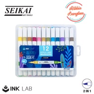 SEIKAI Acrylic Paint Marker ชุดปากกามาร์คเกอร์ อะคริลิค 24สี 36สี 48สี ปากกาลบไม่ได้ ปากกาACRYLIC IN