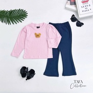 TAFA BLACKTAG BEAR PINK BOTCUT GIRL