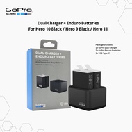 GoPro HERO12 / HERO11 / HERO10 / Hero9 Dual Battery Charger + 2 Enduro Batteries