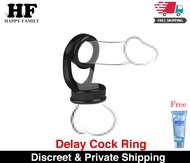 Male 8 Shape Washable Private Part Ring Increase Time &amp; Endurance on bed Silicone Ring Masturbation Orgasm Climax for Men Sensual Adult Toy- Cincin Lambat Pancut Silikon
