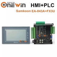 TN6D samkoon EA-043A HMI touch screen 4.3 inch and FX3U series PLC industrial control board 14/24/30