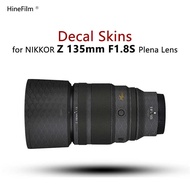 Nikkor Z 135 F1.8S Lens Cover Sticker 135-1.8 Decal Skin For Nikon Z 135mm f/1.8 S Plena Lens Protec