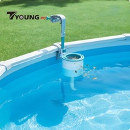 [Available] Molded Plastic Clamp-on Pool Skimmer Debris Basket Skimmer Floating Debris Collector