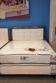 SET Bed Matras Kasur Springbed American Supreme 180 - 160 x 200 (FULLSET) (KHUSUS AREA MAKASSAR)