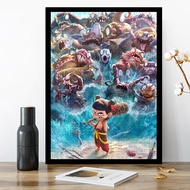 Nalazi Wooden Puzzle 1000 Pieces with Frame 500 Ao Bing Adult Stress Relief 300 Boy Intellectual Gif