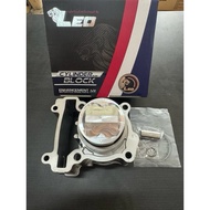 LEO RACING BLOCK 57MM 60MM LC135 Y15ZR DOME PISTON 135LC LC4S PISTON BLOCK SET RACING HI COMP PISTON