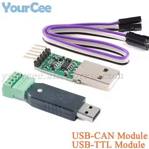 USB-TTL/RS232/RS485 USB-TTL Serial Communication Module CH340 CP2102 Data Conversion Transparent Tra