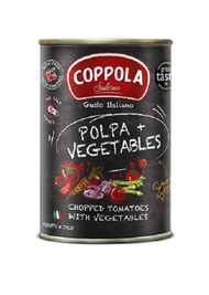 [義大利 COPPOLA] 番茄基底醬400g系列-綜合蔬菜切丁(全素)
