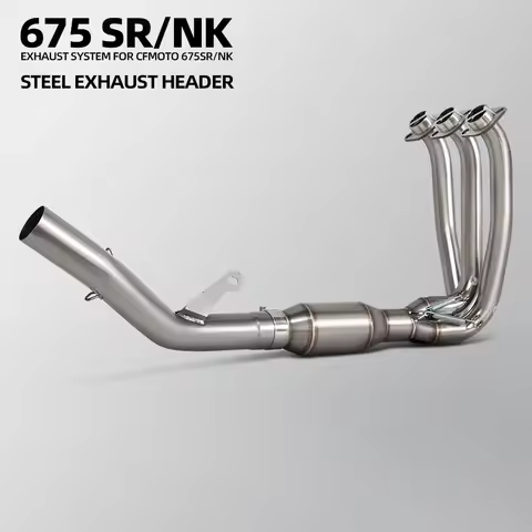 675SS Exhaust Header Pipe for CFMOTO 675SR-R 675SRR 675SS 675NK NK675 51mm Interface Motorcycle Exha