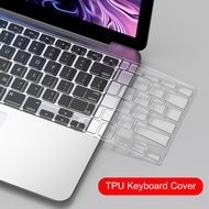 TPU Keyboard Cover for MacBook M1 Pro A2338 2020 A2289 A2251 Air M1 A2337 A2179 2019 A1932 Clear Key
