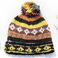 手工編織純羊毛帽/針織編織帽/內刷毛手織毛帽/毛線帽-歐洲德國風