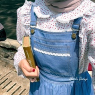 Himeka Vintage | Darla Jeans Overall | Jeans Overall - Cottagecore Overall - Vintage Overall - Coque