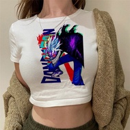 Ladies T-Shirt & Off-Waist Skirt Set - Gyaru Cute Fairy Slim-Fit & Oversized Y2K Fashion