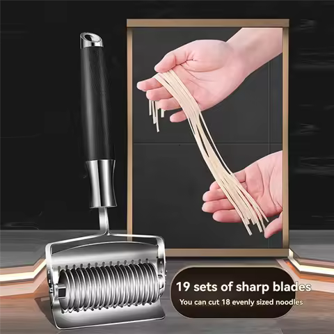 J1UL1N Manual Noodle Cutter, Household Multi-Function Noodle Making Tool, Multi-Purpose Noodle Cutte