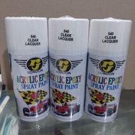 PILOK PILOX CAT SEMPROT RJ CLEAR GLOSSY / PERNIS MENGKILAP TRANSPARAN (540) 150CC CAT SEMPROT RJ LON