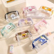 Transparent Data Cable Charger Storage Bag, Waterproof Travel Bag, Cartoon Phone Charger Protective