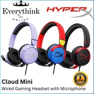 HYPER-X HYPERX CLOUD MINI GAMING HEADSET WITH ROTATING EARCUPS & MICROPHONE WITH FLIP-TO-MUTE HEADPH