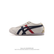 Onitsuka Tiger Mexico 66 Comfortable All-Match Anti-Slip Wear-Resistant Low-Top Running Shoes Retro 