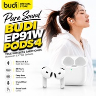 Budi Bluetooth Earphone Wireless Earbud TWS Bass Earphones
