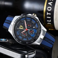 100% Ferrari Original F1 Racing Driver Fashion Watch Three Eye Multi functional Waterproof Sports Me