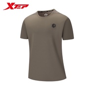 Xtep Sport short sleeve T-shirt men summer thin quick dry clothes men loose ice silk top T-shirt fitness half sleeve 876229010173