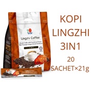 DXN Lingzhi Coffee | 3 In 1 / With Sweetener | Original DXN | Ganoderma Coffee | 20 Sachets