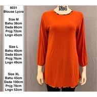 8031 blouse Lycra / baju borong murah