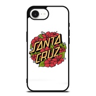 Santac.r.uz Skateboard Floral White Logo Protection Sleeve Case IPhone 16 17 Pro MAX Plus