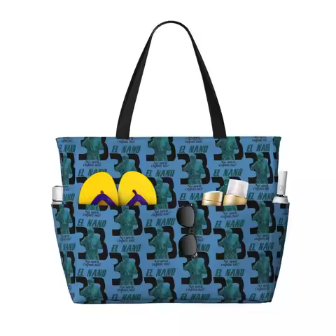 Fernando Alonso Aston Martin F1 Win 33 The Nano Beach Tote Bag Sport Gym Yoga Duffle Large Tote Bag 