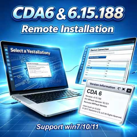 CDA 6.15.188 CDA6 Engineering Software Work with MicroPod II 2 for FLASH PROGRAMMING AND VIN EDITING