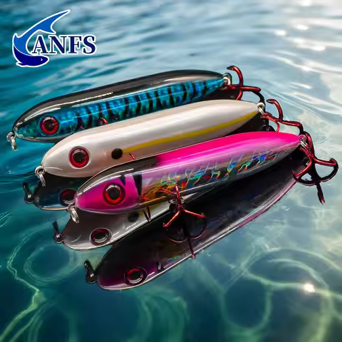 ANFS 1pc/3pcs 3D Eye Fishing Lure Artificial Bait for Freshwater Saltwater Fishing -Perfect Fishing 
