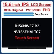 15.6" Laptop LCD Touch Screen R156NWF7 R2 NV156FHM T07 NV156FHM-T07 Display Matrix Panel Replacement